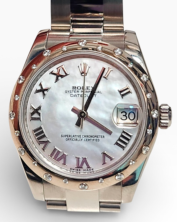 2011 Rolex Datejust 31MM Mother of Pearl Dial Oyster Bracelet (178344)