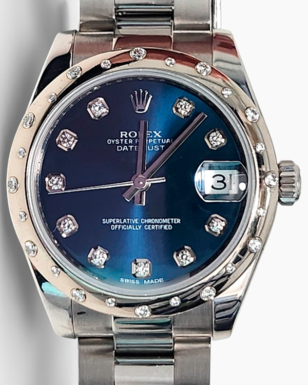 Rolex Datejust 31MM Blue Dial Oyster Bracelet (178344)