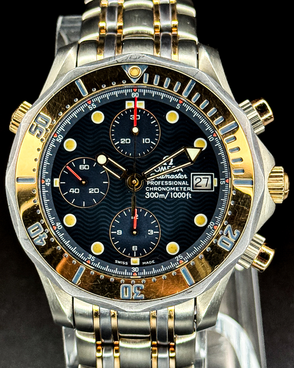 2011 Omega Seamaster Diver 300M 42MM Blue Dial Two-Tone Bracelet (2296.80.00)