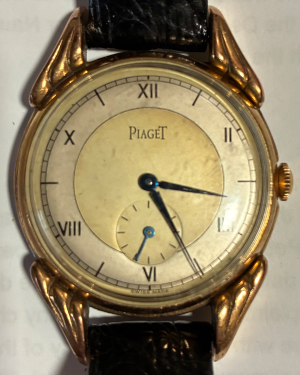 Piaget Vintage 35MM Cream Dial Leather Strap (3503)