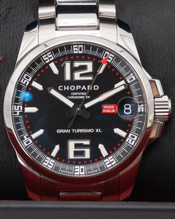 2022 Chopard Mille Miglia Gran Turismo XL 44MM Black Dial Steel Bracelet (158997)