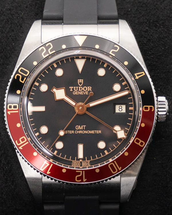 2025 Tudor Black Bay 58 GMT "Coke" 39MM Black Dial Rubber Strap (7939G1A0NRU)