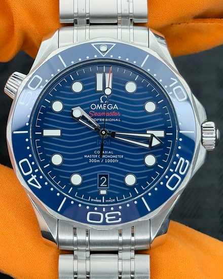 No Reserve - 2024 Omega Seamaster Diver 300M 42MM Blue Dial Steel Bracelet (210.30.42.20.03.001)