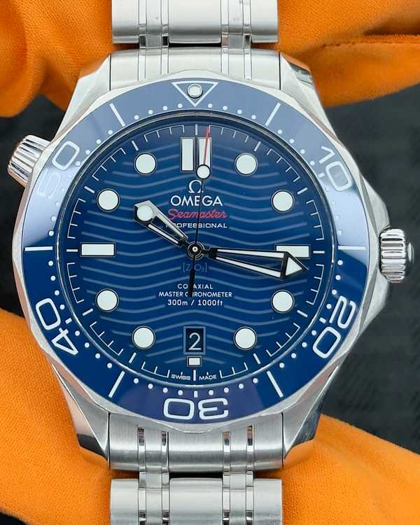 2024 Omega Seamaster Diver 300M 42MM Blue Dial Steel Bracelet (210.30.42.20.03.001)