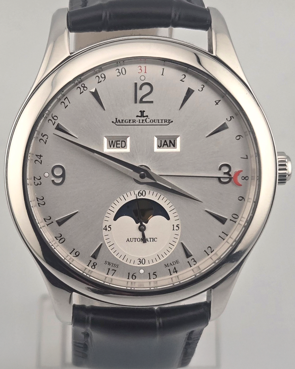 2019 Jaeger-LeCoultre Master Calendar 39MM Silver Dial Leather Strap (Q1558420)