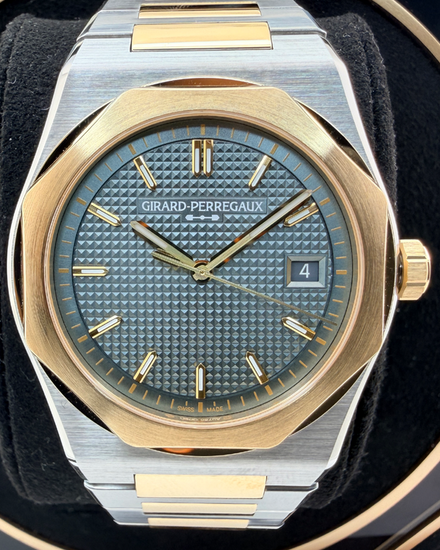 2026 Girard Perregaux Laureato Fifty 39MM Grey Dial Two-Tone Bracelet (81008-63-3412-1CM)