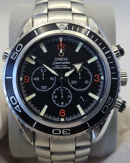 Omega Seamaster Planet Ocean 600M 45.5MM Black Dial Steel Bracelet (2210.51.00)