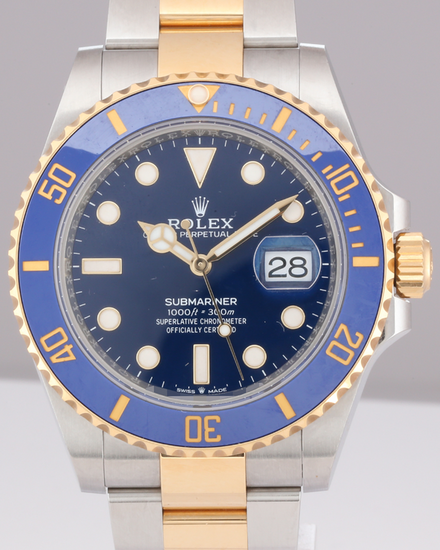 2025 Rolex Submariner Date "Bluesy" 41MM Blue Dial Two-Tone Oyster Bracelet (126613LB)