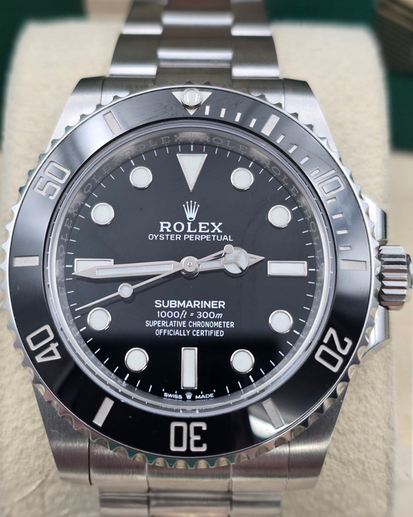 2021 Rolex Submariner No-Date 41MM Black Dial Oyster Bracelet (124060)