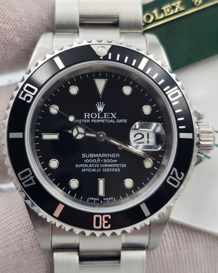 2004 Rolex Submariner Date 40MM Black Dial Oyster Bracelet (16610)