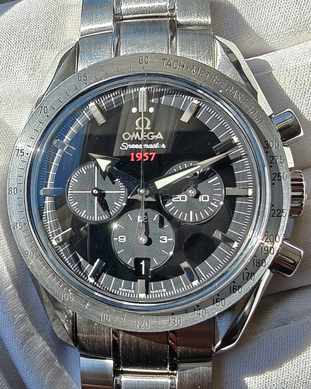 Omega Speedmaster Broad Arrow 42MM Black Dial Steel Bracelet (321.10.42.50.01.001)