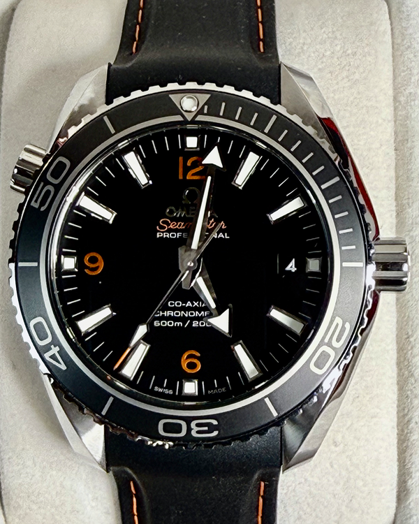 2016 Omega Seamaster Planet Ocean 600M 42MM Black Dial Rubber Strap (232.32.42.21.01.005)