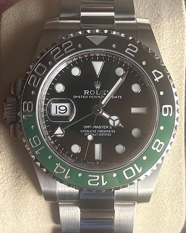 2025 Rolex GMT-Master II "Sprite" 40MM Black Dial Jubilee Bracelet (126720VTNR)