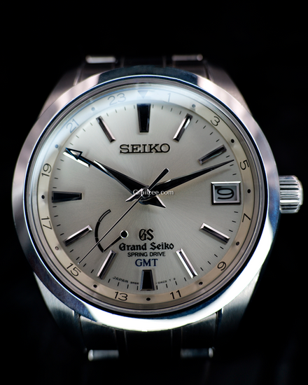 2013 Grand Seiko Heritage GMT 41MM Silver Dial Steel Bracelet (SBGE005)
