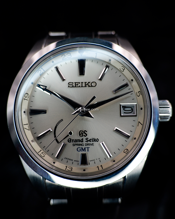2013 Grand Seiko Heritage GMT 41MM Silver Dial Steel Bracelet (SBGE005)