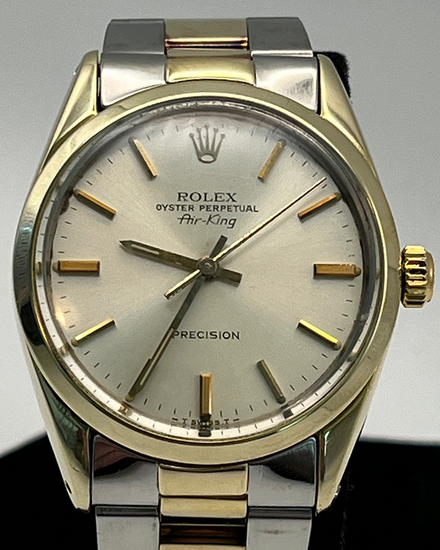 1978 Rolex Air-King 34MM Silver Dial Two-Tone Oyster Bracelet (5520)
