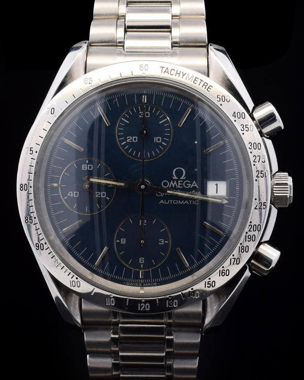 Omega Speedmaster Date 39MM Blue Dial Steel Bracelet (3511.80.00)