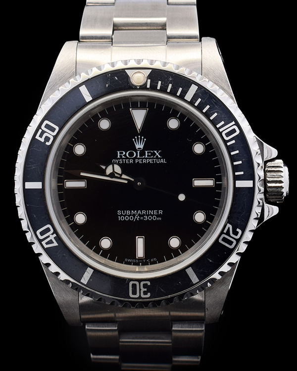 1998 Rolex Submariner No-Date 40MM Black Dial Oyster Bracelet (14060)