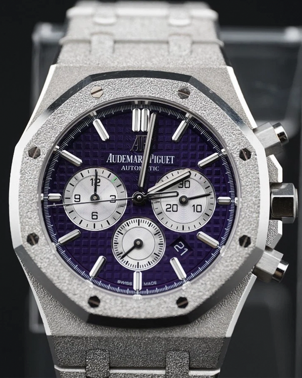 Audemars Piguet Royal Oak Chronograph L.E. 41MM Purple Dial White Gold Bracelet (26331BC.GG.1224BC.01)