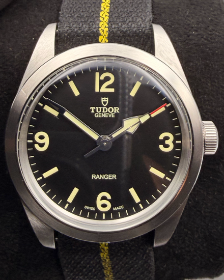 2023 Tudor Ranger 39MM Black Dial Textile Strap (79950)