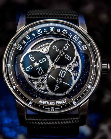 2024 Audemars Piguet Code 11.59 Star Wheel 41MM Aventurine Dial Textile Strap (15212NB.OO.A002KB.01)