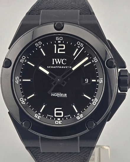 2017 IWC Schaffhausen Ingenieur "AMG" 46MM Black Dial Textile Strap (IW322503)