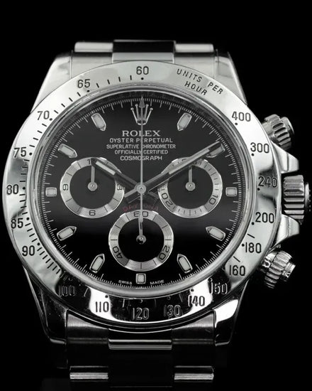 Rolex Cosmograph Daytona 40MM Black "APH" Dial Oyster Bracelet (116520)