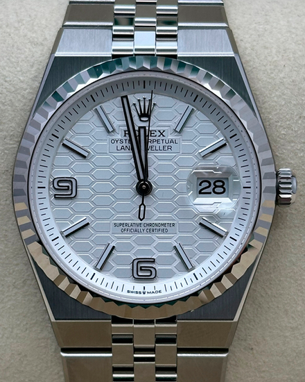 2025 Rolex Land-Dweller 36MM White Dial Flat Jubilee Bracelet (127234)