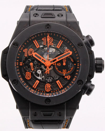 Hublot Big Bang Unico "King Orange" L.E. 45.5MM Skeleton Dial Leather Strap (411.CI.1190.LR.ABO14)