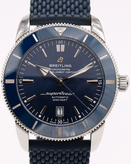 Breitling Superocean Heritage II 46MM Blue Dial Rubber Strap (AB2020161C1S1)