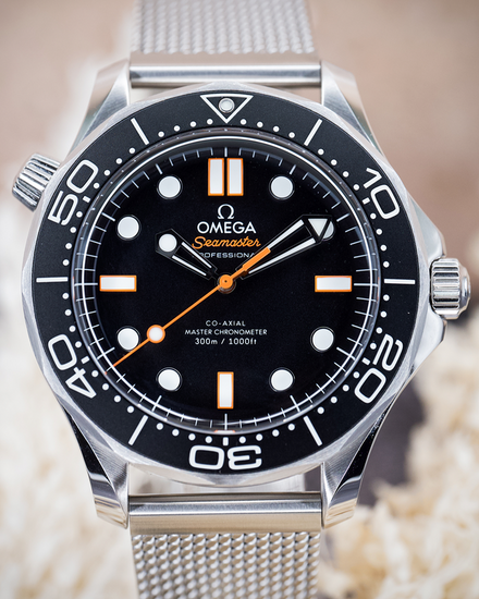 2025 Omega Seamaster Diver 300M 42MM Black Dial Steel Bracelet (210.30.42.20.01.018)