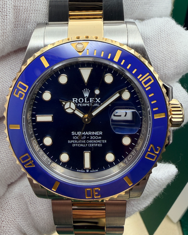 2023 Rolex Submariner Date "Bluesy" 41MM Blue Dial Two-Tone Oyster Bracelet (126613LB)