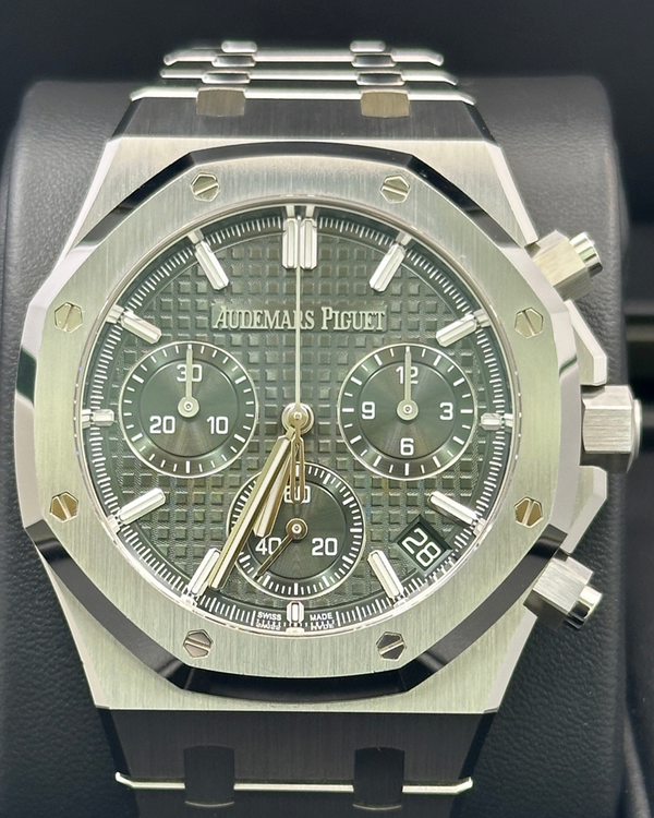 2024 Rolex Royal Oak Chronograph 42MM Black Dial Steel Bracelet (26240ST.OO.1320ST.02)