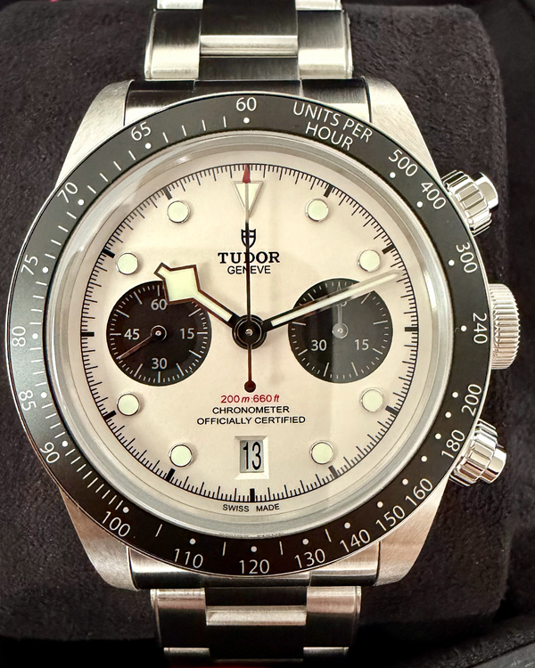2024 Tudor Black Bay Chrono "Panda" 41MM White Dial Steel Bracelet (79360N)