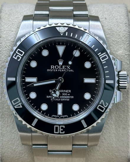 2012 Rolex Submariner No-Date 40MM Black Dial Oyster Bracelet (114060)