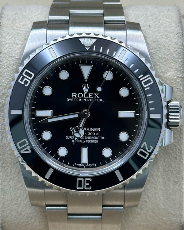 2012 Rolex Submariner No-Date 40MM Black Dial Oyster Bracelet (114060)