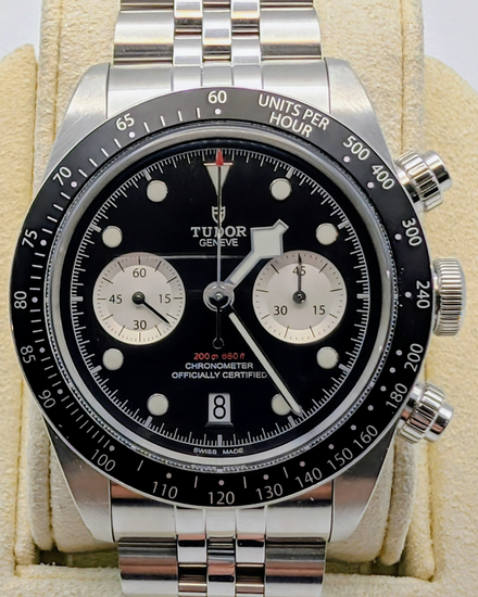 2025 Tudor Black Bay Chrono 41MM Black Dial Steel Bracelet (79360N)