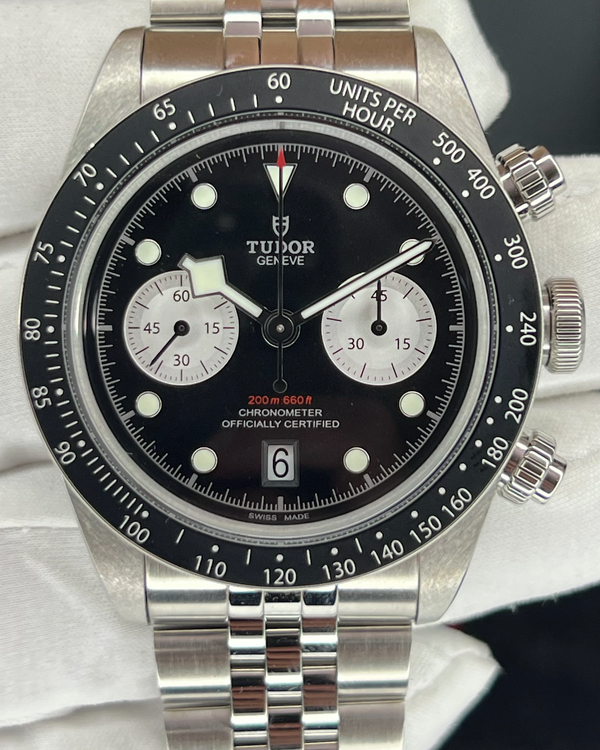 2025 Tudor Black Bay Chrono 41MM Black Dial Steel Bracelet (79360N)