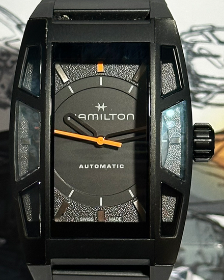 2025 Hamilton Broadway "Death Stranding 2" L.E. 36MM Black Dial Titanium Bracelet (H13605130)