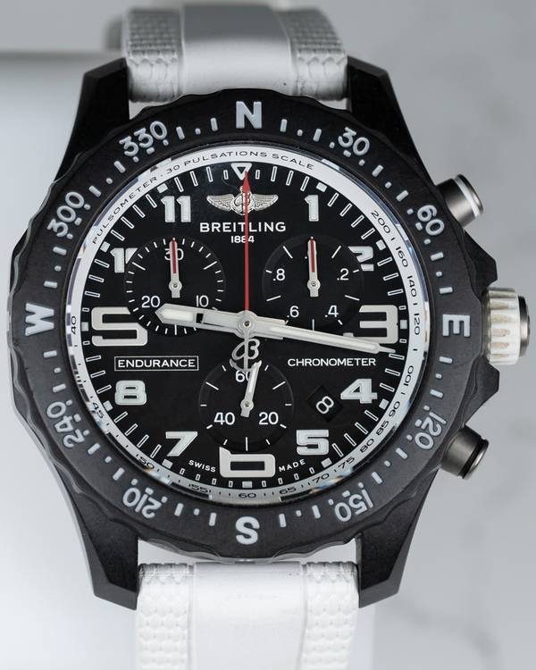No Reserve - 2025 Breitling Endurance Pro 38MM Quartz Black Dial Rubber Strap (X83310A71B1S1)