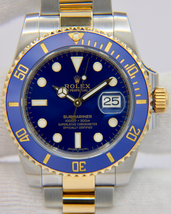 2019 Rolex Submariner Date "Bluesy" 40MM Blue Dial Two-Tone Oyster Bracelet (116613LB)