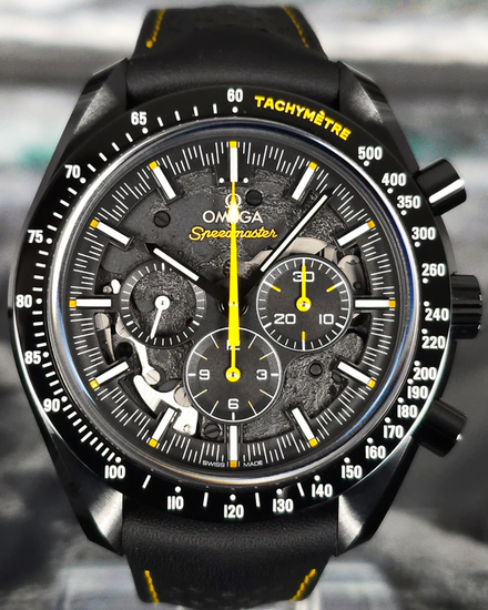 2022 Omega Speedmaster Dark Side of the Moon "Apollo 8" 44.25MM Black Dial Leather Strap (311.92.44.30.01.001)