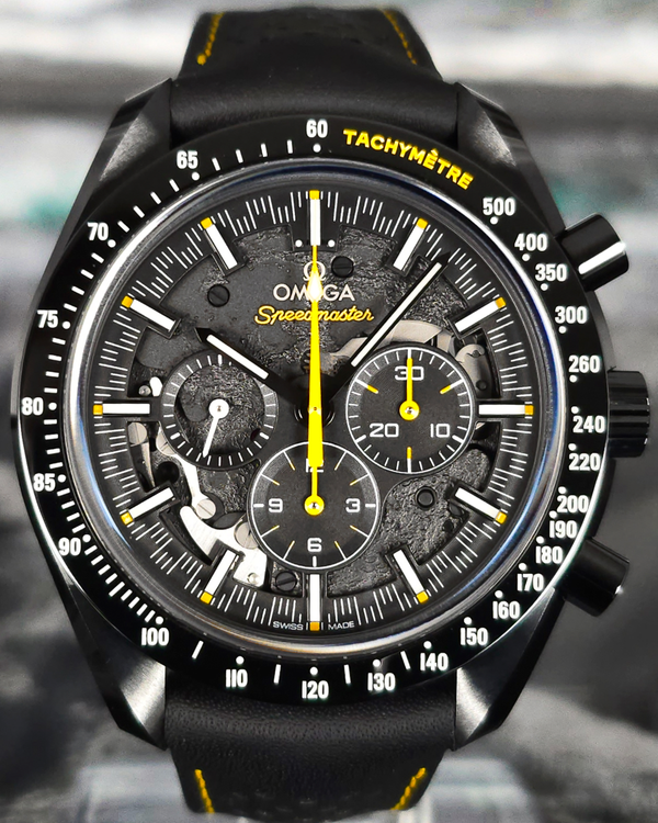 2022 Omega Speedmaster Dark Side of the Moon "Apollo 8" 44.25MM Black Dial Leather Strap (311.92.44.30.01.001)