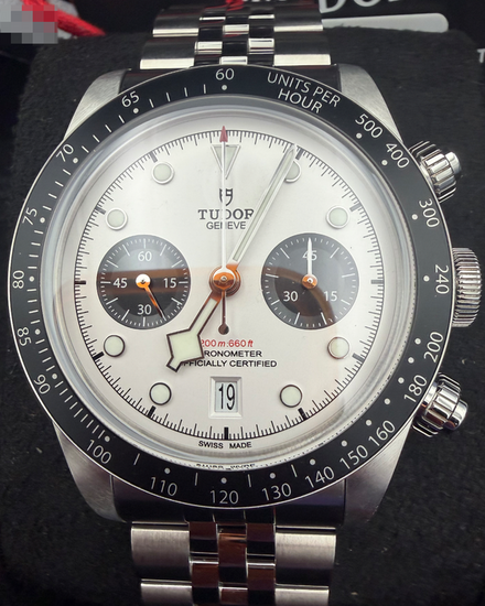 2025 Tudor Black Bay Chrono "Panda" 41MM White Dial Steel Bracelet (79360N)