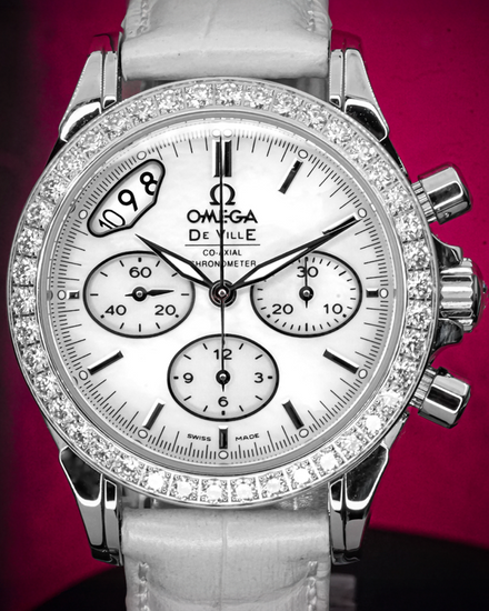 2021 Omega De Ville 35MM Mother of Pearl Dial Leather Strap (422.18.35.50.05.002)