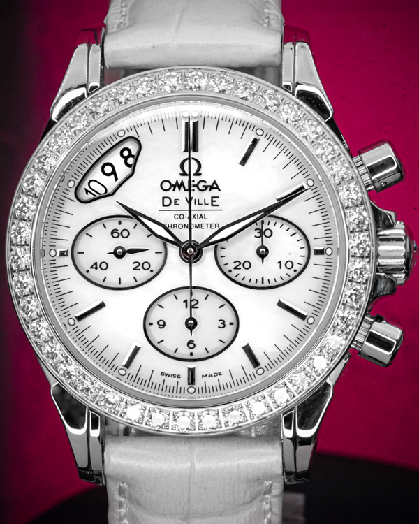 2021 Omega De Ville 35MM White Dial Leather Strap (422.18.35.50.05.002)