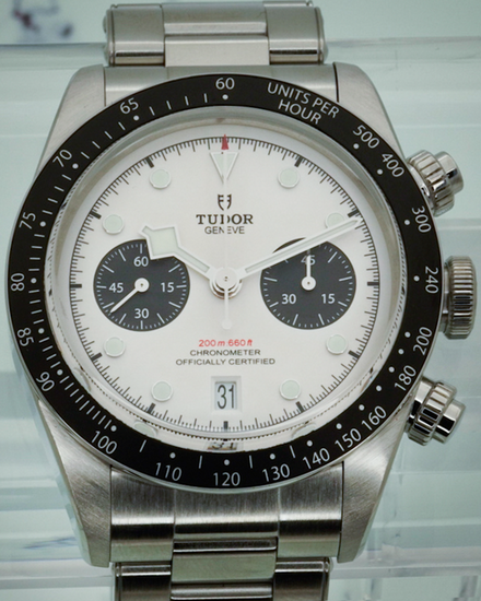 2022 Tudor Black Bay Chrono "Panda" 41MM White Dial Steel Bracelet (79360N)
