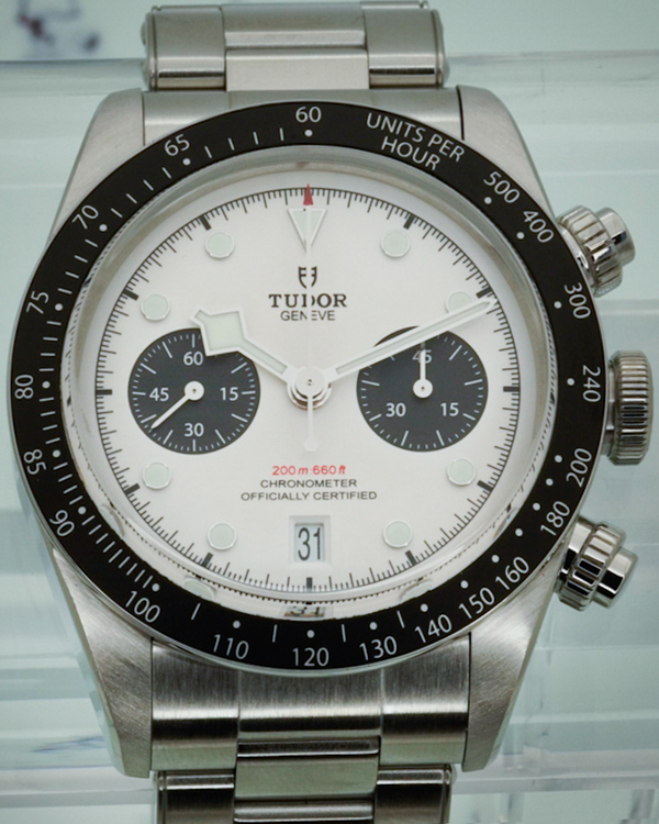 2022 Tudor Black Bay Chrono "Panda" 41MM White Dial Steel Bracelet (79360N)