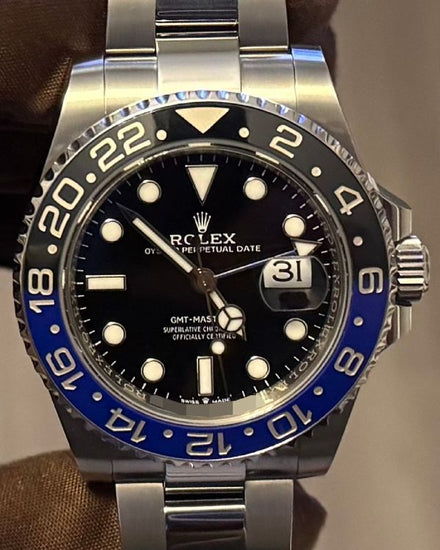 2024 Rolex GMT-Master II "Batman" 40MM Black Dial Oyster Bracelet (126710BLNR)