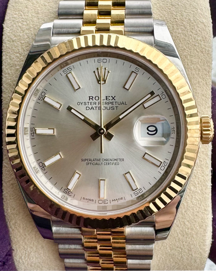 2016 Rolex Datejust 41MM Champagne Dial Two-Tone Jubilee Bracelet (126333)